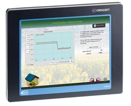 88970577 Crouzet em4, Millenium 3 Touch Screen HMI - 9.7 in, LCD Display, 1024 x 768