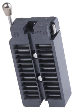 24-6554-10 Aries Electronics 2.54mm Pitch 24 Way Through Hole DIP Test IC Socket