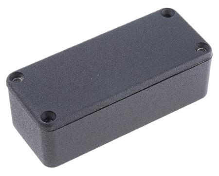 1590ABK 1590 Aluminium Enclosure, IP54, Shielded, 92.5 x 38.5 x 27mm