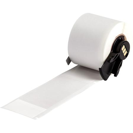 M6-33-417 Brady B-417 White, Transparent Label, 38.10mm Width, 25.40mm Height, 100 Qty