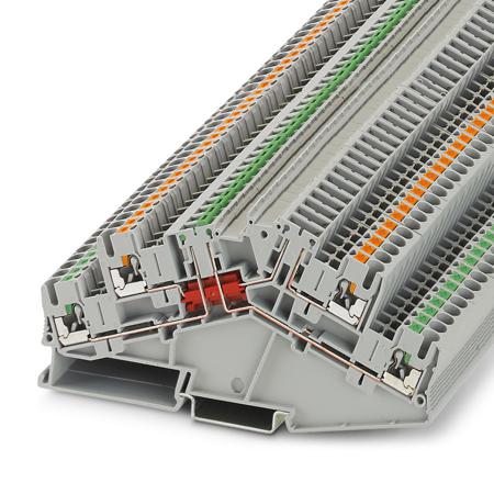 3210405 Phoenix Contact  PTTBS 2.5-MTB/TGB Series Grey, 0.14 → 4mm², Push In Termination