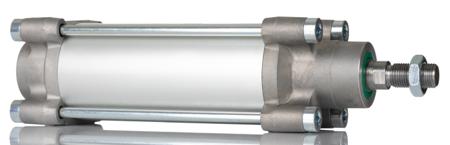 RA-802063-M-100 Norgren Double Acting Cylinder - 802063, 63mm Bore, 100mm Stroke, RA Series, Double Acting