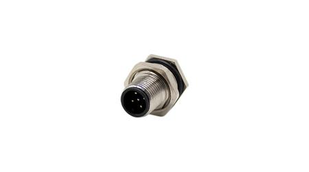 RND-205-01186 RND Connector, 5 Contacts, Panel Mount, M12 Connector, Plug, Male, IP67, RND 205 Series