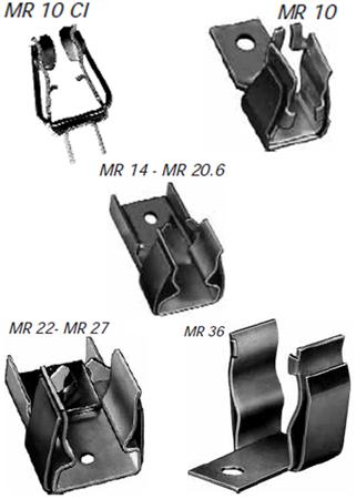 C098994 Mersen Sliver Plated Copper Bolt In Mount Fuse Clip for 10.3 x 58mm Cartridge Fuse