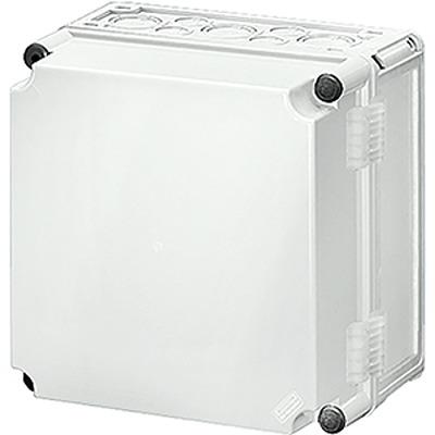 Mi 9211 HENSEL Mi Series Grey Polycarbonate Junction Box, IP66, 195 x 275 x 275mm