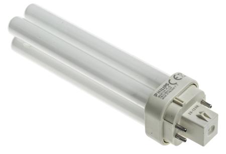 18PLC8274PIN Philips Lighting, 4 pin, Non Integrated Compact Fluorescent Bulbs, 18 W, 2700K, Warm White