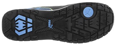643060 Puma Safety Blue Steel  Toe Capped Safety Trainers, UK 6, EU 39