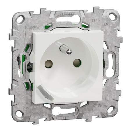 NU555918 Schneider Electric White, 1 Gang, New Unica