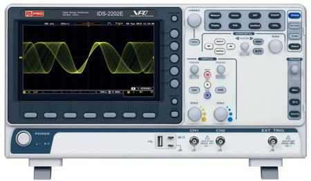 124-1987 RS PRO IDS2202E, 200MHz Bench Oscilloscope, 2 Analogue Channels - UKAS Calibrated