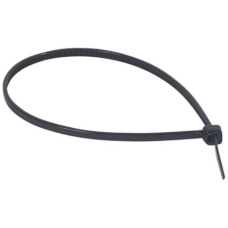031802 Legrand Cable Tie, Cable Ties, 180mm x 2.4 mm, Black Plastic, Pk-100units
