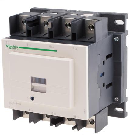 LC1D1150046U7 Schneider Electric Tesys D LC1D 4 Pole Contactor, 4NO, 115 A, 240 V ac Coil