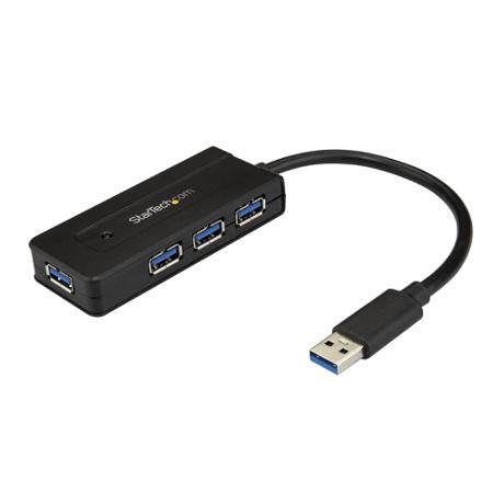 ST4300MINI StarTech.com 4 Port USB 3.0 USB A  Hub, AC Adapter Powered, 292 x 35 x 15mm
