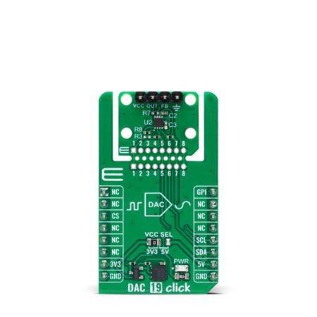 MIKROE-6406 MikroElektronika , 10 Bit Automotive Grade Voltage-Output Digital To Analog Converter From Texas Instruments