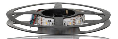 265-1551 RS PRO 12V dc Blue, Green, Red, White LED Strip Light, 4000K Colour Temp, 1m Length
