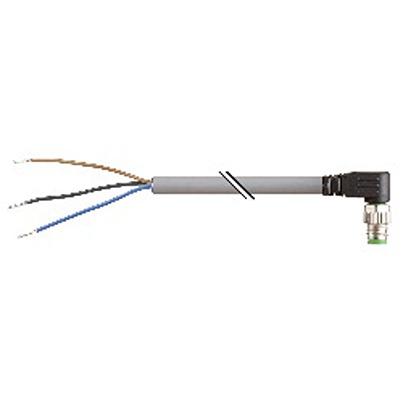 X67CA0D50-0150 B&R Right Angle Male 3 way M8 to Unterminated Actuator/Sensor Cable, 15m