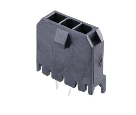 436500317 Molex 43650 Series Vertical Through Hole PCB Header, 3 Contact(s), 3 mm Pitch, 1 Row, Shrouded