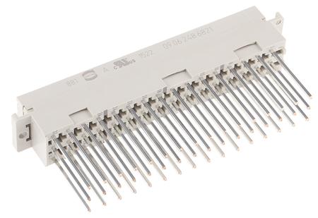 09062486821 HARTING 48 Way 5.08mm Pitch Class C2, 3 Row, Straight DIN 41612 Connector, Socket