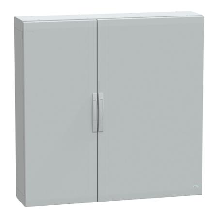 NSYPLA12123G Schneider Electric NSYPLA, Double Door Floor Standing Enclosure, 1250 x 1250 x 320mm, IP65