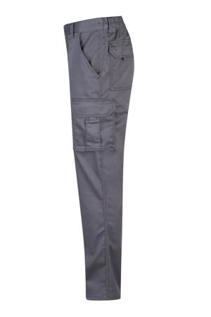 103005S_08_46 Velilla 103005S Grey 16% Polyester, 38% EME, 46% Cotton Stretchy Trousers 39in, 99cm Waist