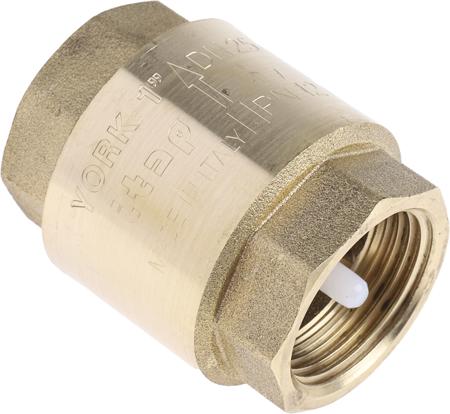 486-164 RS PRO Brass Single Check Valve, BSPP 1in, 12 bar