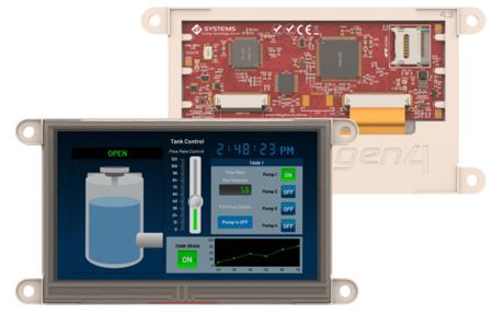 gen4-uLCD-43DT-SB 4D Systems  TFT LCD Colour Display / Touch Screen, 4.3in, 480 x 272pixels