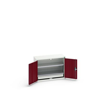 16929103.24 Bott 2 Door, 1 Drawer Sheet Steel Cupboard, 800 x 350 x 600mm