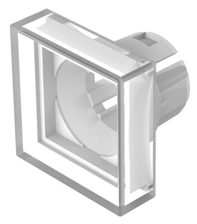 61-9351.7 Indicator Lens Flat Style, Clear, 20mm Long