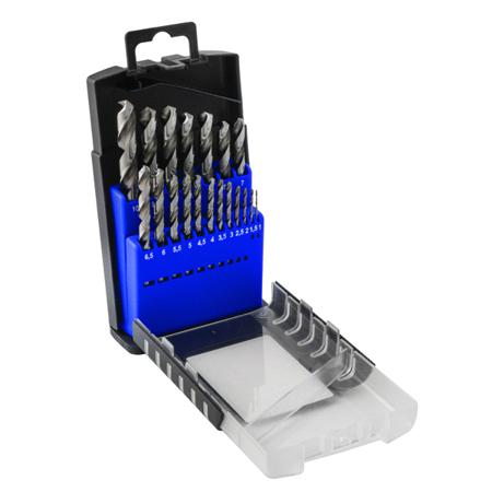 T3103 CK 19-Piece Twist Drill Bit Set Set for Metal, 10mm Max, 1mm Min