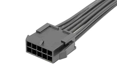 2147581101 Molex 10 Way Male Micro-Fit 3.0 Unterminated Wire to Board Cable, 150mm