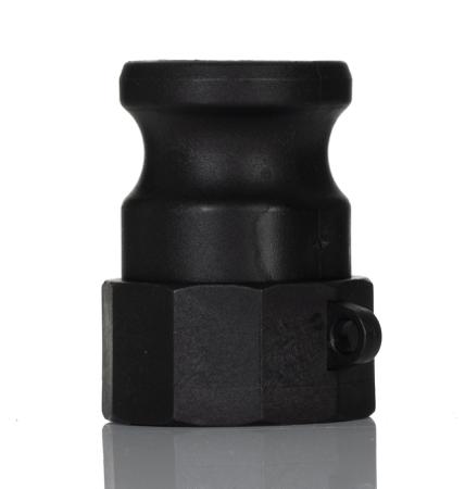 250-9123 Polypropylene Resin Female, Male Pneumatic Quick Connect Coupling, BSPP 1 in G1in Threaded