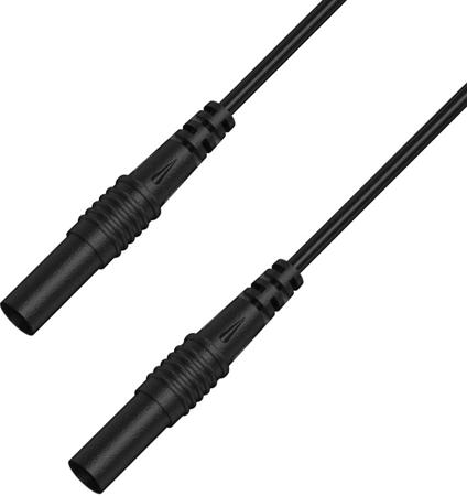 347-200 RS PRO Test Leads, 2.5A, 50V, Black, 200cm Lead Length
