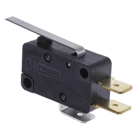 83 160 347 Crouzet Lever Micro Switch, Tab Terminal, 10 A @ 250 V ac, SP-CO