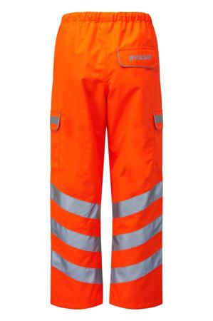 PR503R-S PULSAR PR503 Orange Breathable, Waterproof Hi Vis Trousers, 30 to 33in Waist Size