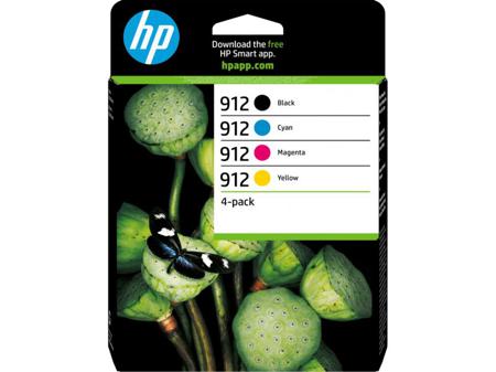 6ZC74AE Hewlett Packard  Black, Cyan, Magenta, Yellow Ink Cartridge
