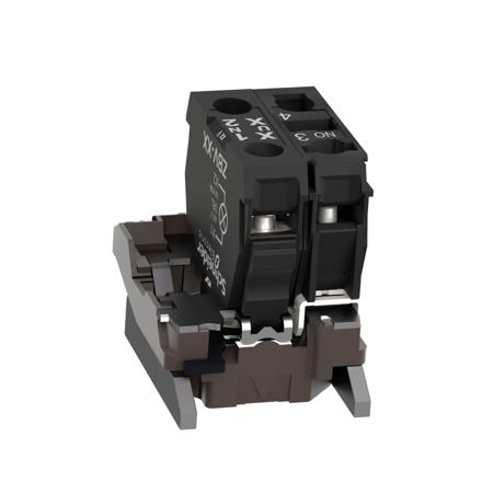 ZB4BW0B11 Schneider Electric XB4 Contact & Light Block 1NO LED White 24 V ac/dc Screw terminal