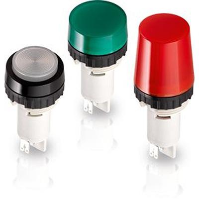 5.49.233.005/1502 RAFI Green Round Push Button Lens for Use with Signal Lamps