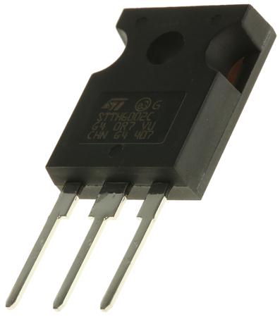 STTH6002CW STMicroelectronics 200 V 60 A Diode Switching 3-Pin TO-247