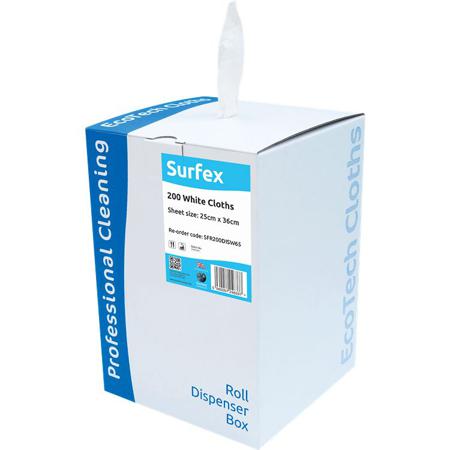 SFR200DISW65 EcoTech Surfex Dry Industrial Wipes, Box of 200