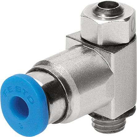 GRLO-M3-QS-3 Festo Manual Flow Control Pneumatic Control Valve GRLO Series, Metric M3, M3, 175042