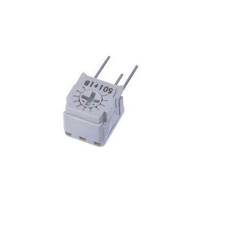 FT-63ETS501 Through Hole Trimmer Potentiometer 0.5W Side Adjust Nidec Components