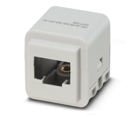 1077120 Phoenix Contact Heavy Duty Power Connector Insert, 1A, HC-Q-I-RJ45-AD-PC-M Series