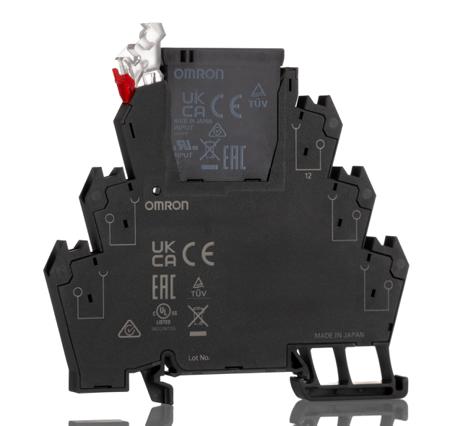 G3RV-ST700-A 24VAC/DC Omron G3RV-ST Series Solid State Interface Relay, 24 V ac/dc Control, 2 A Load, DIN Rail Mount