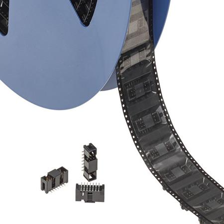 N2514-6V0C-RB-WD 3M 2500 Series Right Angle Surface PCB Header, 14 Contact(s), 2.54 mm Pitch, 2 Row, Unshrouded
