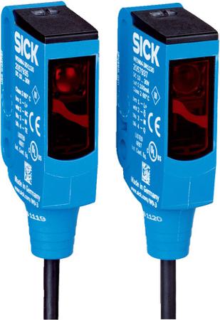WSE9M4-3P3410S02 Through Beam Photoelectric Sensor, Rectangular Sensor, 13 m Detection Range