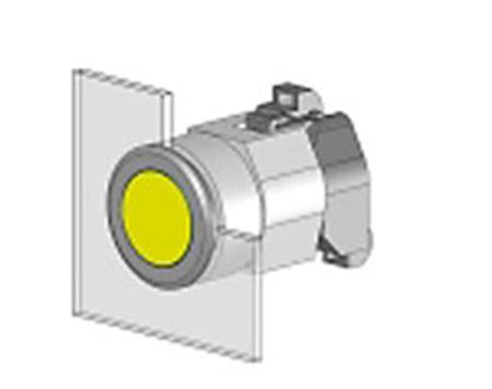 704.006.218 EAO, Panel Mount Pilot Light, IP65