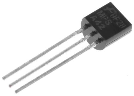 MPSA42 onsemi  NPN Transistor, 500 mA, 300 V, 3-Pin TO-92