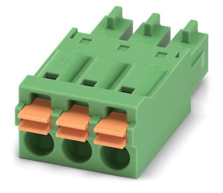 1745904 Phoenix Contact, 3.81mm Pitch, FMC 1.5/ 3-ST-3.81, 3 Way, , Pluggable Terminal Block, Plug, Cable Mount, Spring Cage