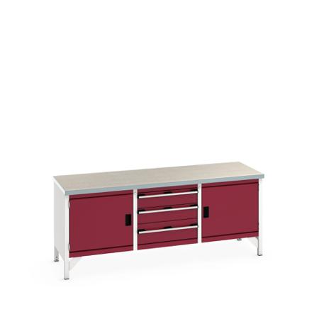 41002057-24V Bott 41002057.24V Sheet Steel Workbench, 840mm x 750mm x 2000mm