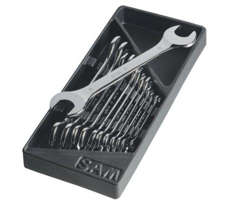 10N-J12NM SAM 12 Piece Open Ended Spanner Set