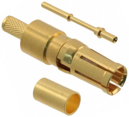 09691825230 HARTING, D-Sub Mixed Series, Female Crimp D-Sub Connector Coaxial Contact, Gold Coaxial, 30 AWG → 24 AWG